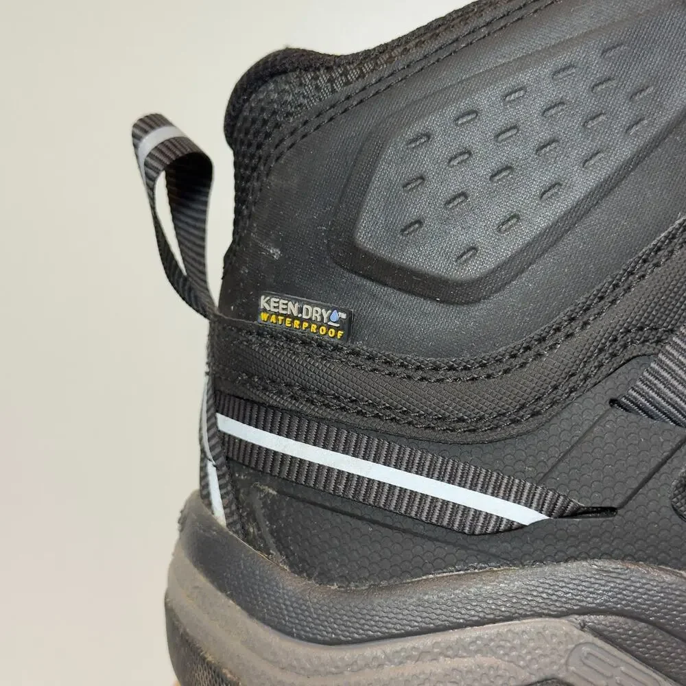 Keen Targhee EXP Mid Mens 11 Waterproof Hiking Boots Black Trail Outdoor Shoes